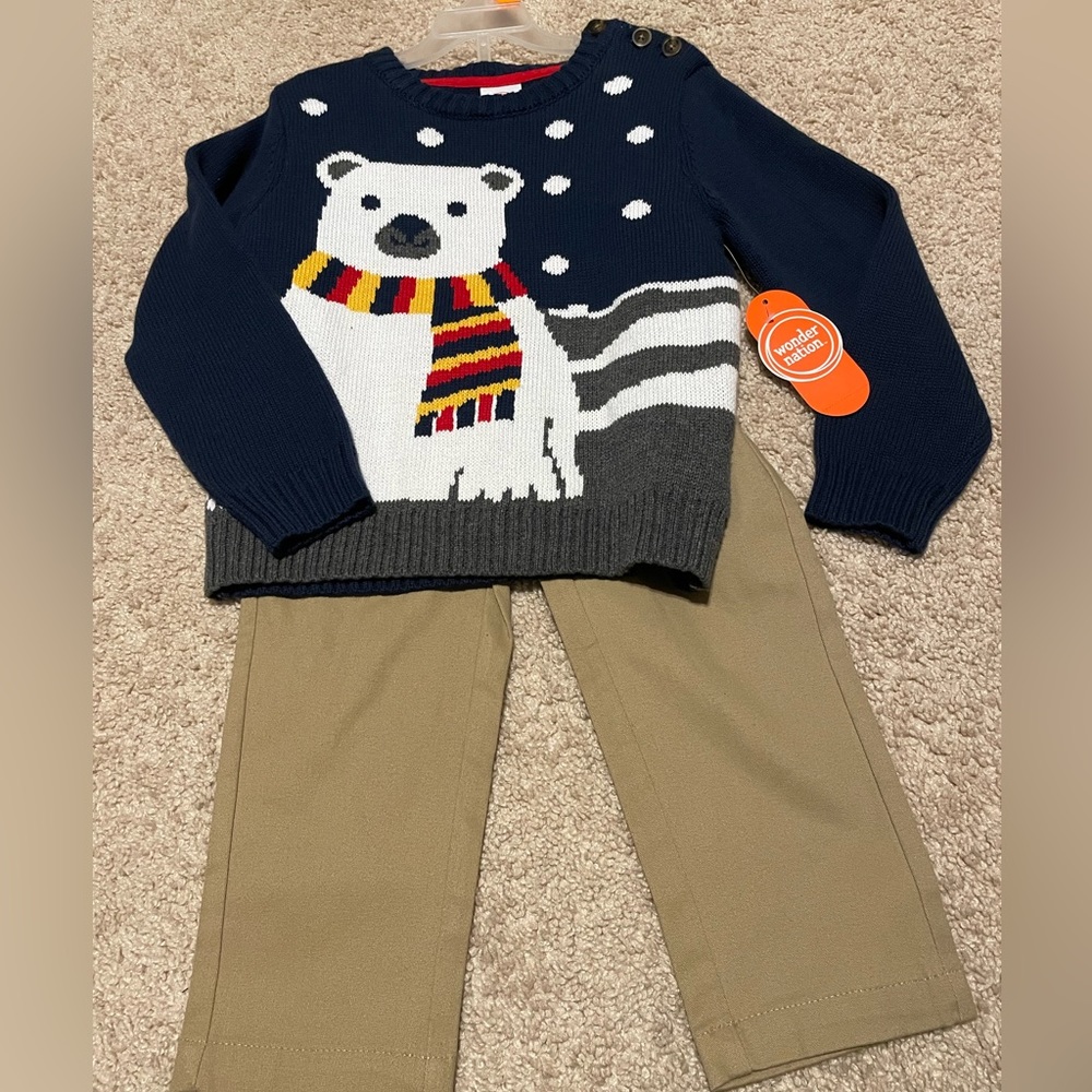 Size 3-6 months•size 4t•matching brother set•new with tags